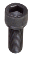 3/8-24 x 5/8 - Black Finish Heat Treated Alloy Steel - Cap Screws - Socket Head - Exact Tool & Supply