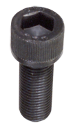 3/8-24 x 1-1/2 - Black Finish Heat Treated Alloy Steel - Cap Screws - Socket Head - Exact Tool & Supply