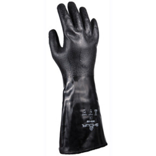 Cut resistant NEOPRENE fully coated navy color rough finish seamless cut resistant liner ANSI CUT LEVEL 4/XL - Exact Tool & Supply