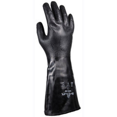 Cut resistant NEOPRENE fully coated navy color rough finish seamless cut resistant liner ANSI CUT LEVEL 4/M - Exact Tool & Supply