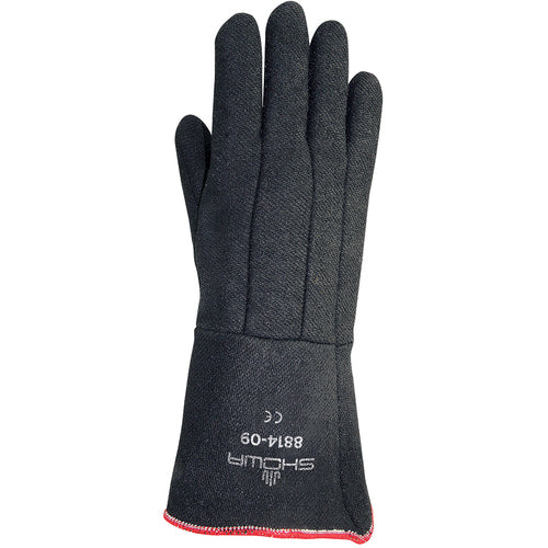 Insulated non woven heat resistant 14″ long black proprietary textured coating intermittent heat up to 500 degree F/large - Exact Tool & Supply