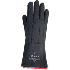 Insulated non woven heat resistant 14″ long black proprietary textured coating intermittent heat up to 500 degree F/large - Exact Tool & Supply