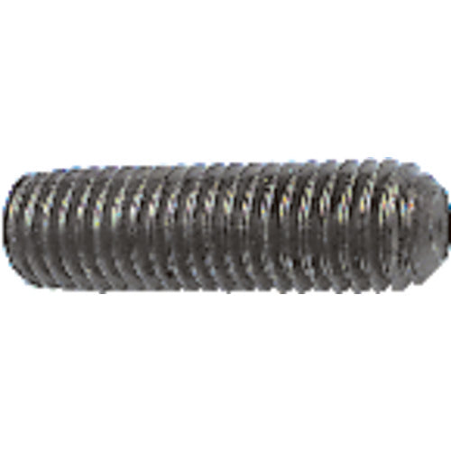 #8-32 × 3/4″ - Black Finish Heat Treated Alloy Steel - Socket Set Screws - Cup Point - Exact Tool & Supply