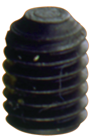 5/16-18 x 3/4 - Black Finish Heat Treated Alloy Steel - Socket Set Screws - Knurled - Exact Tool & Supply