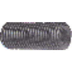 #10-32 × 1″ - Black Finish Heat Treated Alloy Steel - Socket Set Screws - Cup Point - Exact Tool & Supply