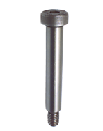 M8 x 40 - Black Finish Heat Treated Alloy Steel - Shoulder Screws - Socket Head - Exact Tool & Supply