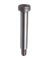 M10 x 80 - Black Finish Heat Treated Alloy Steel - Shoulder Screws - Socket Head - Exact Tool & Supply