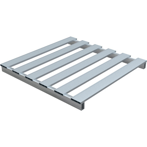 Aluminum Skid 48 × 48 4000# Capacity - Exact Tool & Supply