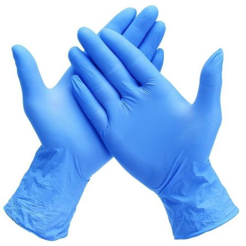 Extra-Large Blue Nitrile 10 mil Disposable Gloves (Box/50) - Exact Tool & Supply