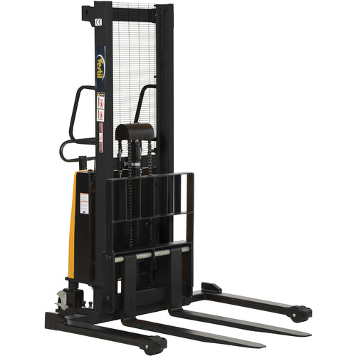 Adjustable Stacker W/Powered Lift 63″ - Exact Tool & Supply