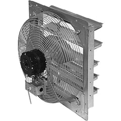 Shutter Mounted E x haust Fan 12In Blade - Exact Tool & Supply