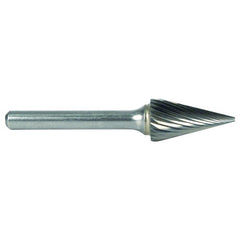 1/4 EdgeHog Conical Miniature Carbide Bur SM-51 Fine - Exact Tool & Supply