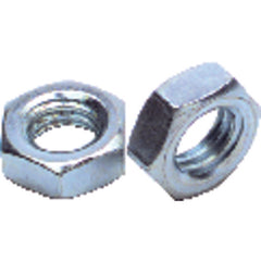 3/8″-16 - Zinc / Bright - Hex Jam Nut - Exact Tool & Supply