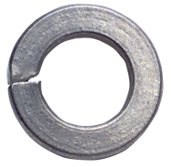 1 Bolt Size - Zinc Plated Carbon Steel - Lock Washer - Exact Tool & Supply