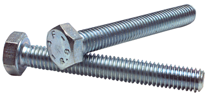 M10 - 1.50 x 100 - Zinc Plated Heat Treated Alloy Steel - Cap Screws - Hex - Exact Tool & Supply