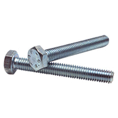 M8-1.25 × 50 mm - Zinc Plated Heat Treated Alloy Steel - Cap Screws - Hex - Exact Tool & Supply