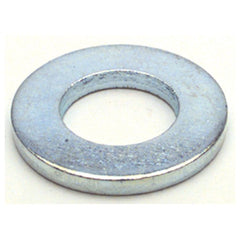 M16 Bolt Size - Zinc Plated Carbon Steel - Flat Washer - Exact Tool & Supply