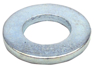 M24 Bolt Size - Zinc Plated Carbon Steel - Flat Washer - Exact Tool & Supply