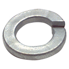 M10 Bolt Size - Zinc Plated Carbon Steel - Split Lock Washer - Exact Tool & Supply