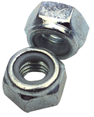 M14-2.0 - Zinc / Bright - Nylon Insert Stop Nut - Exact Tool & Supply