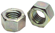 9/16-12 - Zinc / Yellow / Bright - Finished Hex Nut - Exact Tool & Supply