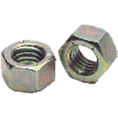 1/4″-28 - Zinc / Yellow / Bright - Finished Hex Nut - Exact Tool & Supply