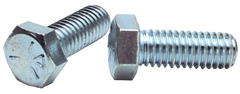 1/2-13 x 3/4 - Zinc Plated Heat Treated Alloy Steel - Cap Screws - Hex - Exact Tool & Supply