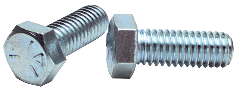 5/8-11 x 2-1/4 - Zinc Plated Heat Treated Alloy Steel - Cap Screws - Hex - Exact Tool & Supply