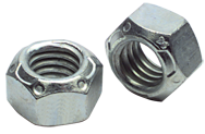 1/2-13 - Zinc / Bright - Nylon Insert Stop Nut - Exact Tool & Supply