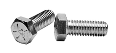 7/8-9 x 2-3/4 - Zinc / Yellow Plated Heat Treated Alloy Steel - Cap Screws - Hex - Exact Tool & Supply