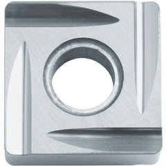 SNGG 431 C TN60, 1/64″ Corner Radius, 3/16″ Thick, 1/2″ Inscribed Circle, TiCN/NbC, Square, Turning Indexable Insert - Exact Tool & Supply