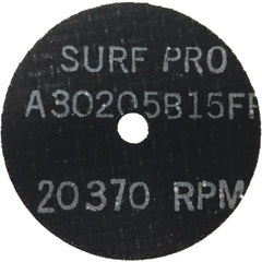 3″ × 1/2″ × 3/8″ -Aluminum Oxide 30G Type 1 Grinding Wheel - Exact Tool & Supply
