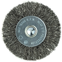 ‎3″ Diameter-1/4″ Shank-0.014″ Wire - Cup Brush - Exact Tool & Supply