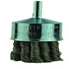 ‎1″ Diameter-1/4″ Shank-0.020″ Wire - End Brush - Exact Tool & Supply