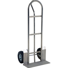 Ss P Handle Truck-600lb Pneumatic Wheels - Exact Tool & Supply