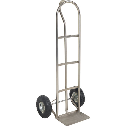 Ss P-Handle Truck 500lb Pneumatic Wheels - Exact Tool & Supply