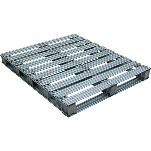 Galvanized Finished Steel Pallet 40 × 48 - Exact Tool & Supply
