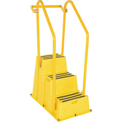 Step Poly Nest 3Step Yl W/Hand&Back Rail&Port - Exact Tool & Supply