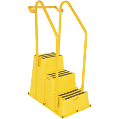Step Poly Nest 3Step Yl W/Hand&Back Rail - Exact Tool & Supply