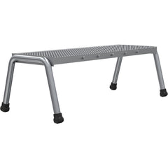 Aluminum Step Stand - 1 Step Wide Welded - Exact Tool & Supply