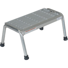 Aluminum Step Stand - 1 Step - Welded - Exact Tool & Supply