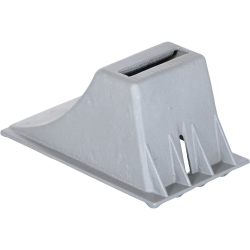 Cast Steel Slope Wheel Chock 15.5 × 8.75 - Exact Tool & Supply