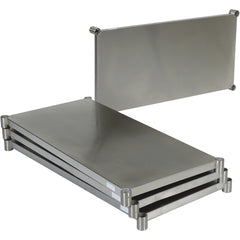 Stainless Steel Shelving Kit 48 × 24″ - Exact Tool & Supply