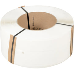 White Poly Strapping 9900 Ft 9 × 8 - Exact Tool & Supply