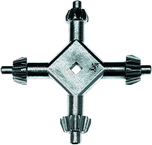 Maser Chuck Keys - Fits 1/4 to 1/2" Chucks - Stainless Steel - Exact Tool & Supply