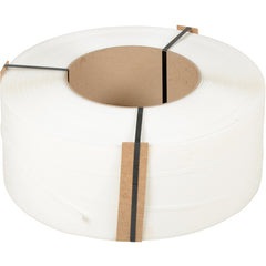 White Poly Strapping 12900 Ft 9 × 8 - Exact Tool & Supply