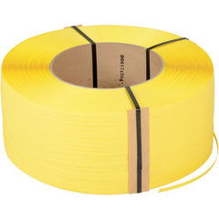 Yellow Poly Strapping 12900 Ft 9 × 8 - Exact Tool & Supply