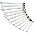 STEELMAN PRO 12-Piece Metric 144-Tooth Ratcheting Wrench Set - Exact Tool & Supply