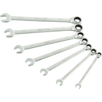 STEELMAN PRO 7-Piece Standard 144-Tooth Ratcheting Wrench Set - Exact Tool & Supply