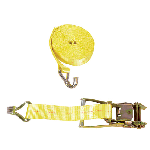 Ratcheting Cargo Strap With Rod Hook - Exact Tool & Supply